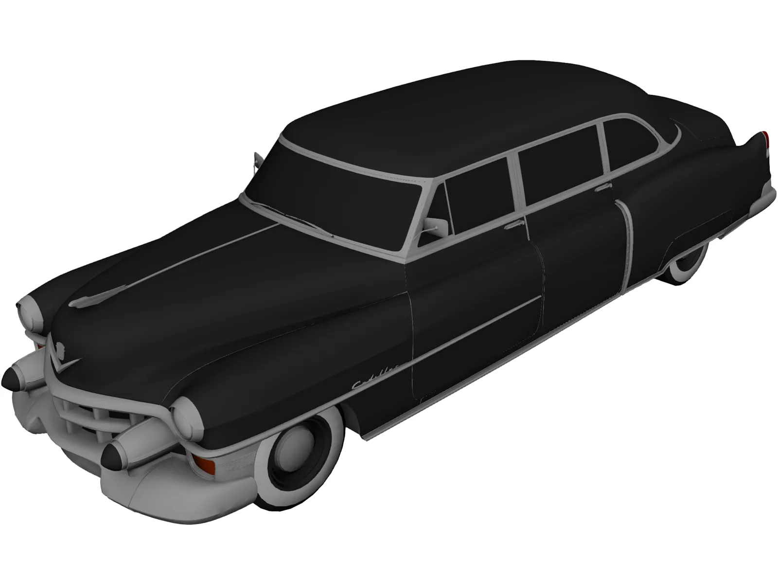 Cadillac Series 75 (1953) 3D Model main preview