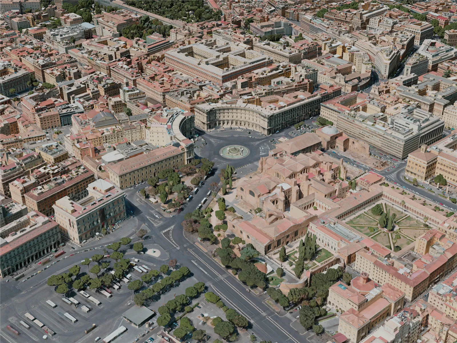 Rome City, Italy (2020) 3D Model main preview