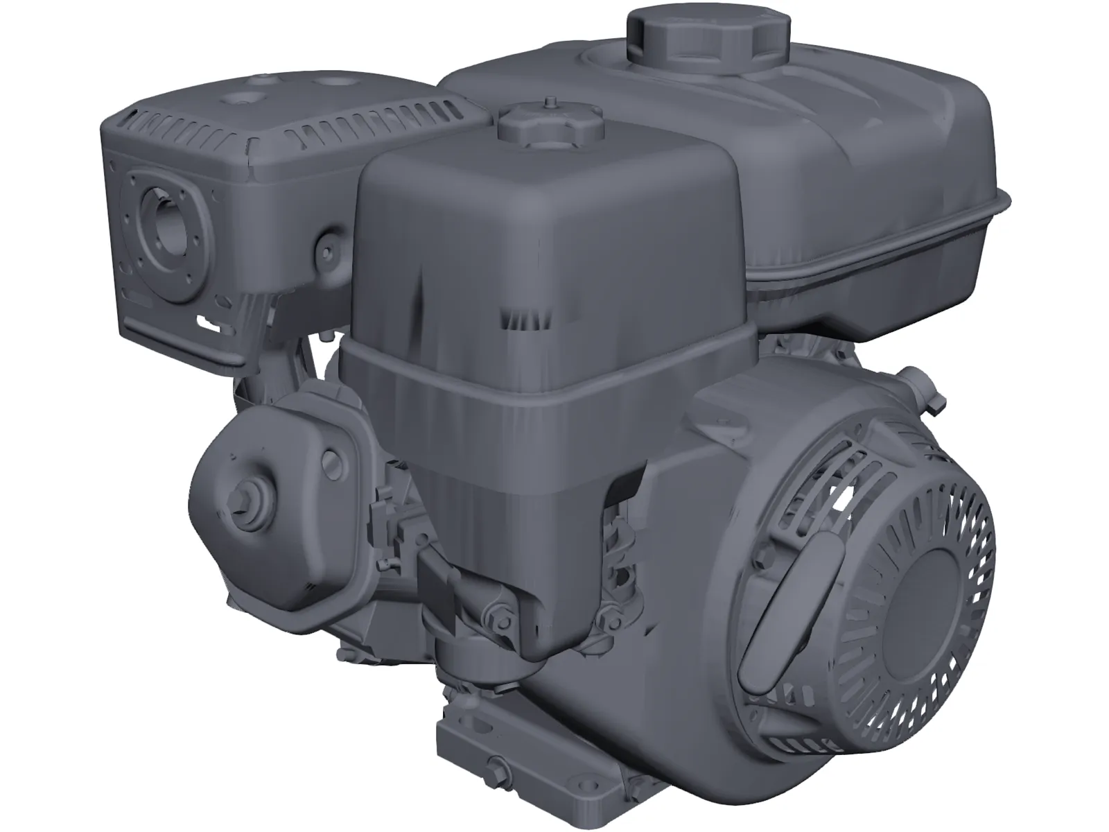 Honda GX270 Engine 3D Model main preview