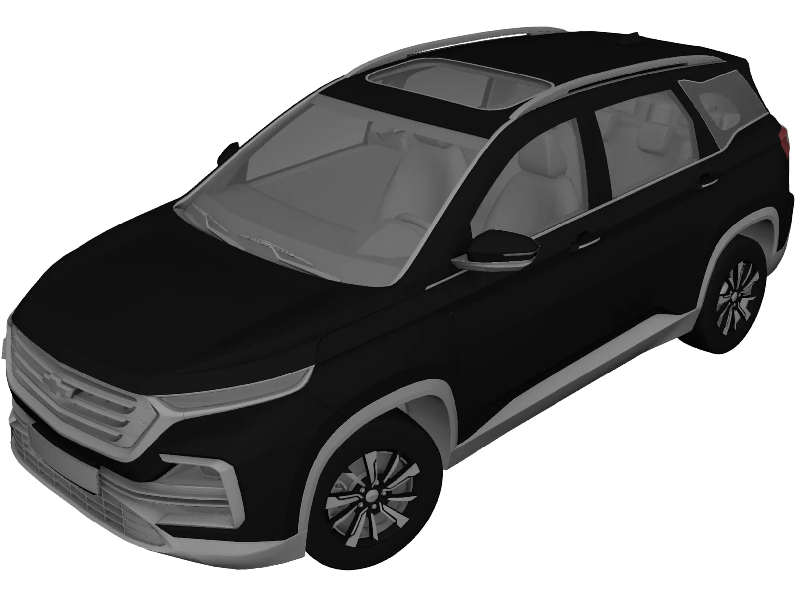Chevrolet Captiva Premium (2021) 3D Model main preview