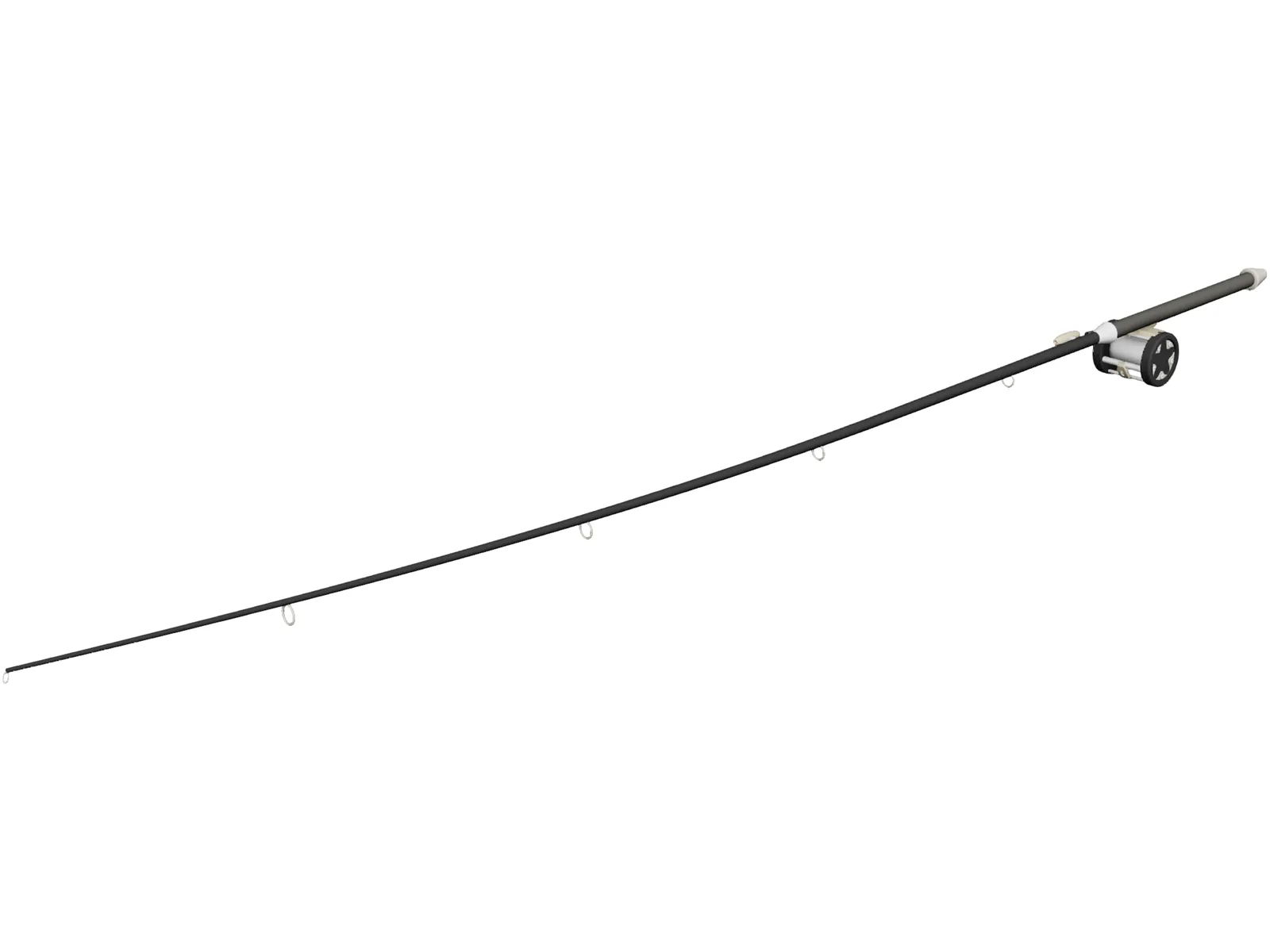 Fishing Reel 3D Model main preview