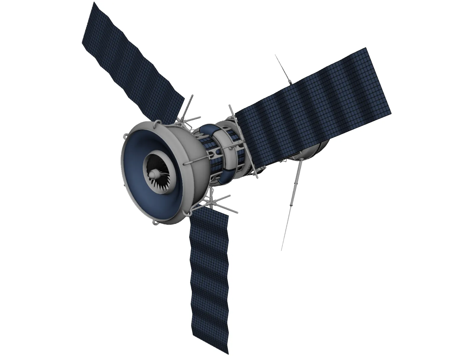 Satellite 3D Model main preview