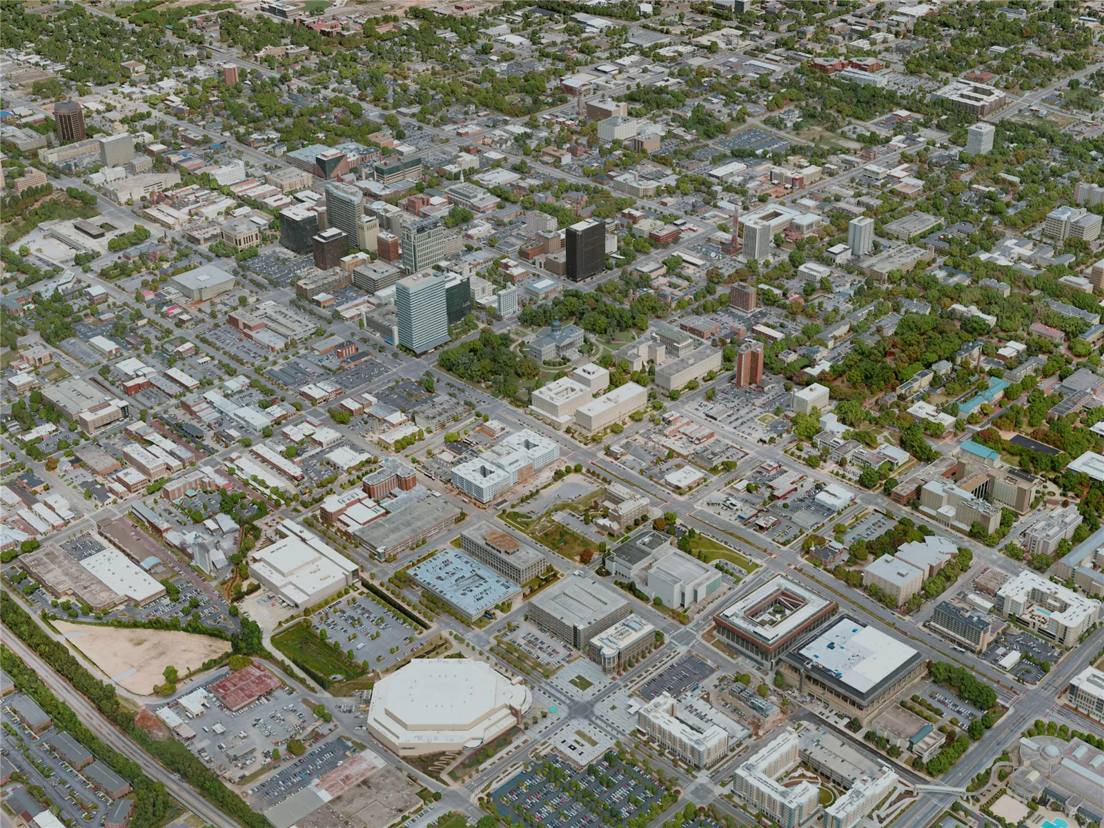 Columbia City, SC, USA (2020) 3D Model main preview