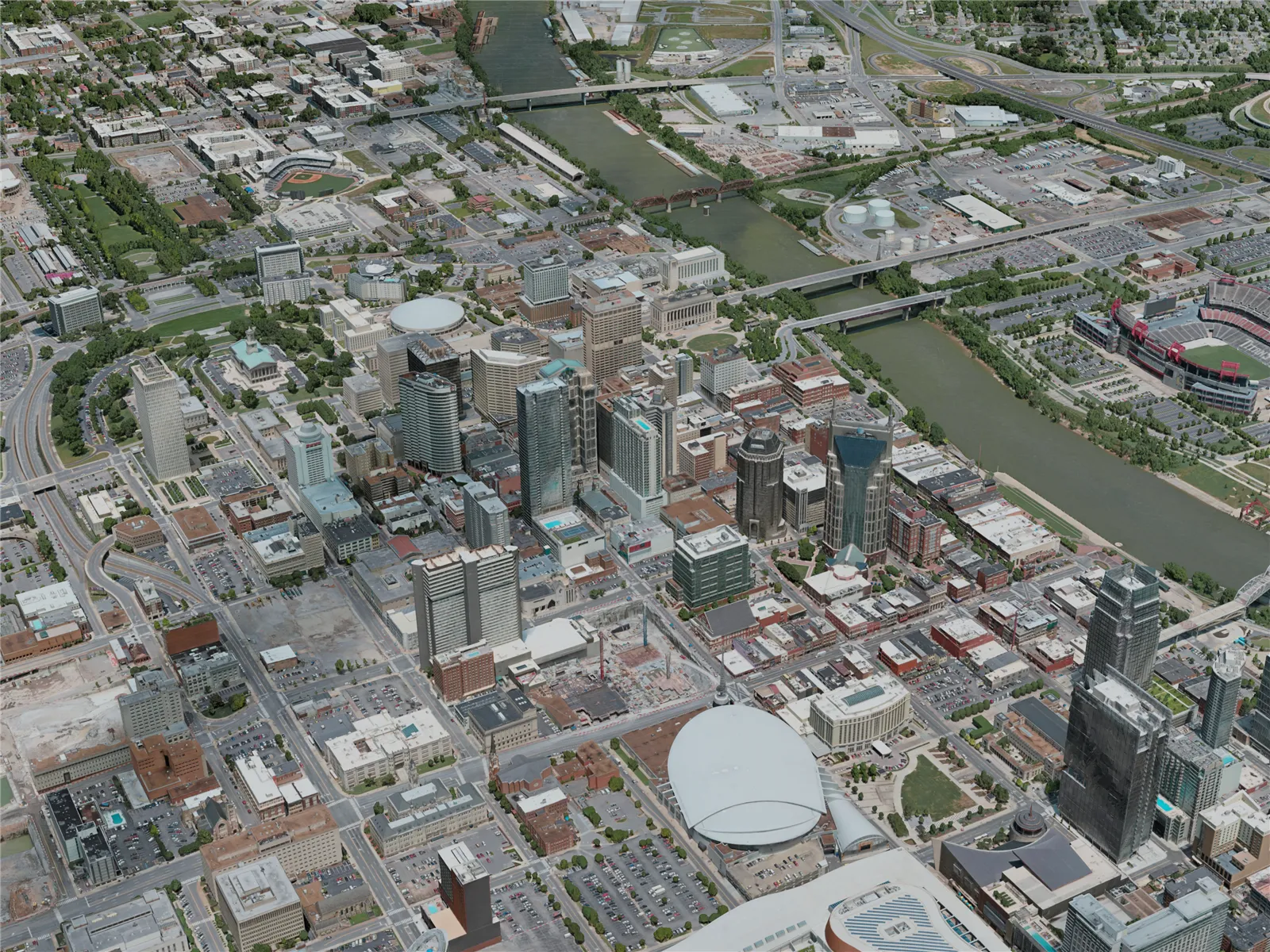 Nashville City, USA (2020) 3D Model main preview