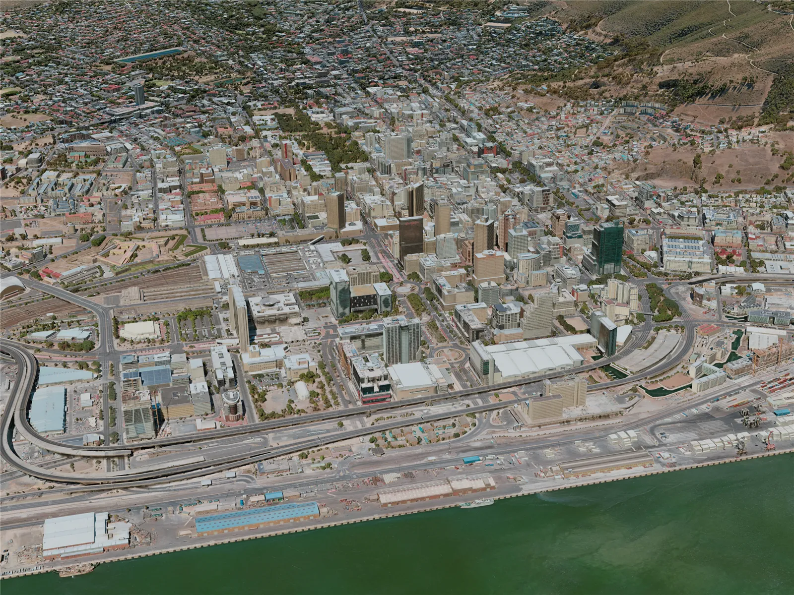 Cape Town City, South Africa (2020) 3D Model main preview
