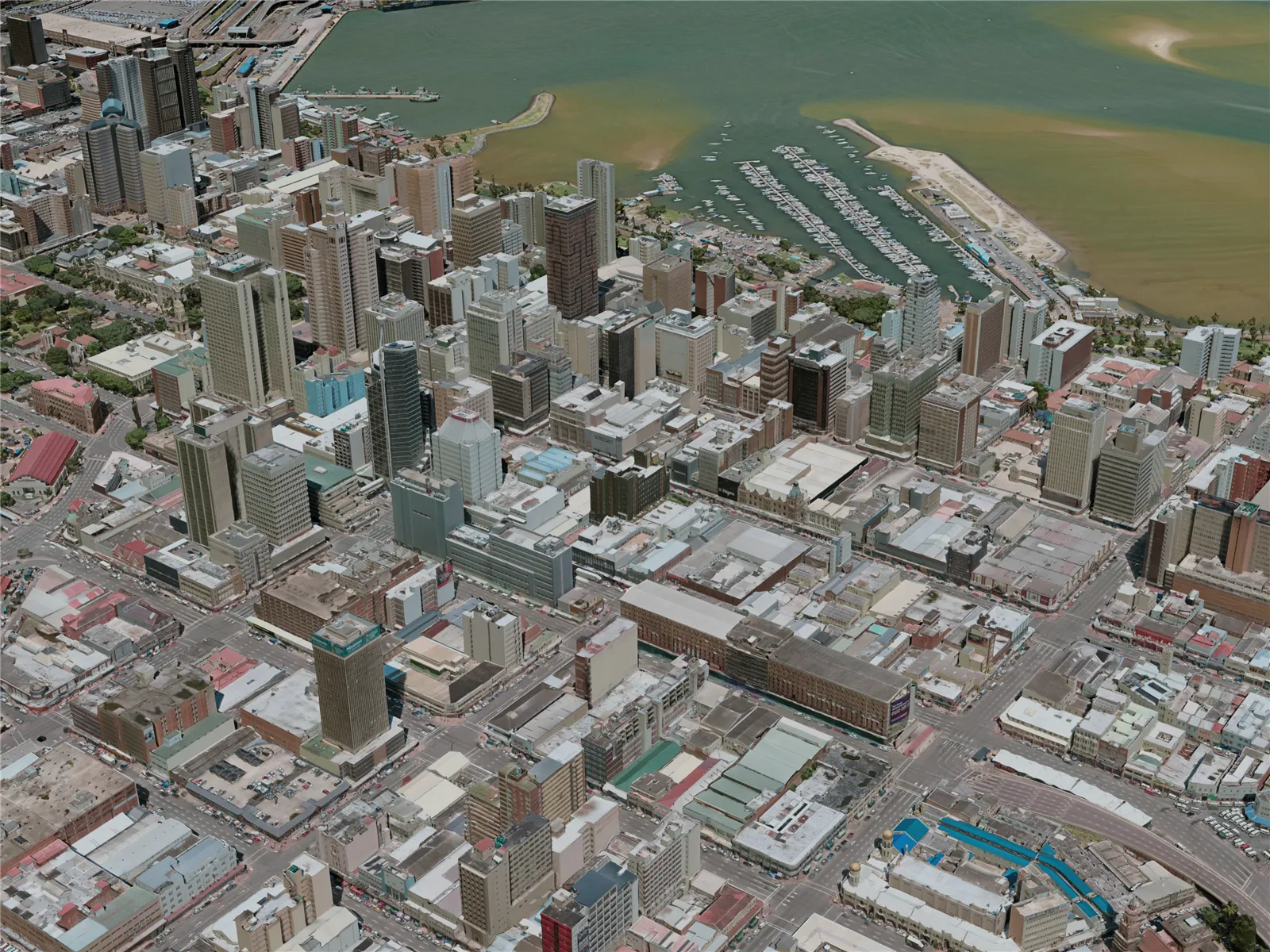 Durban City, South Africa (2020) 3D Model main preview