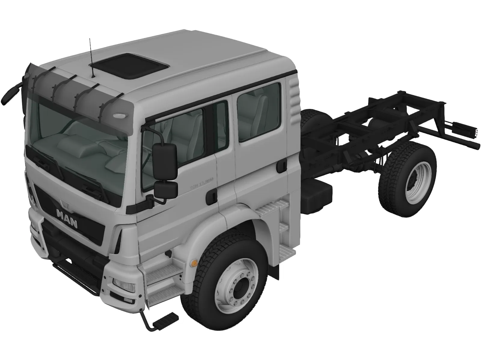 MAN TGM (2008) 3D Model main preview