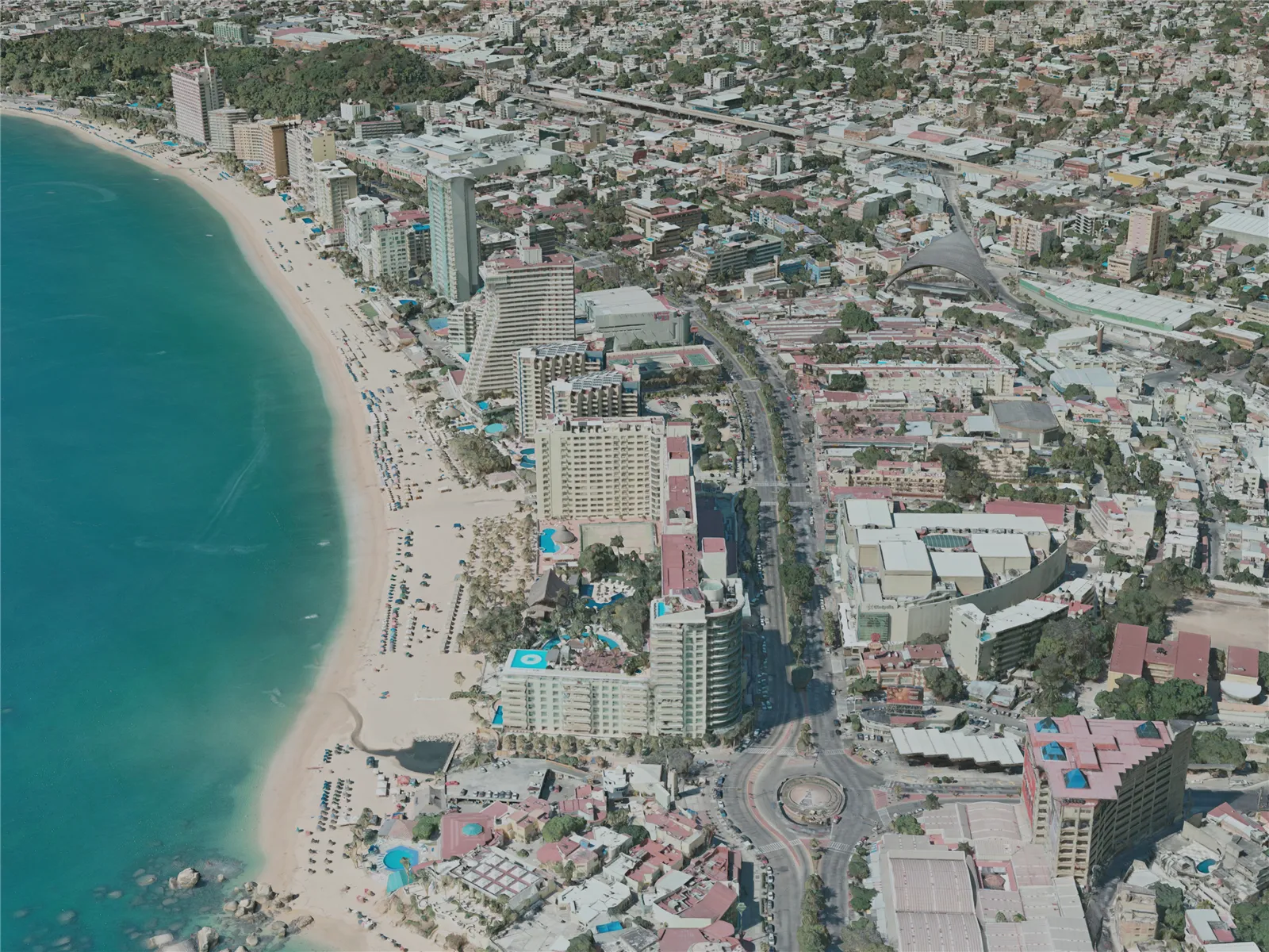 Acapulco City, Mexico (2020) 3D Model main preview