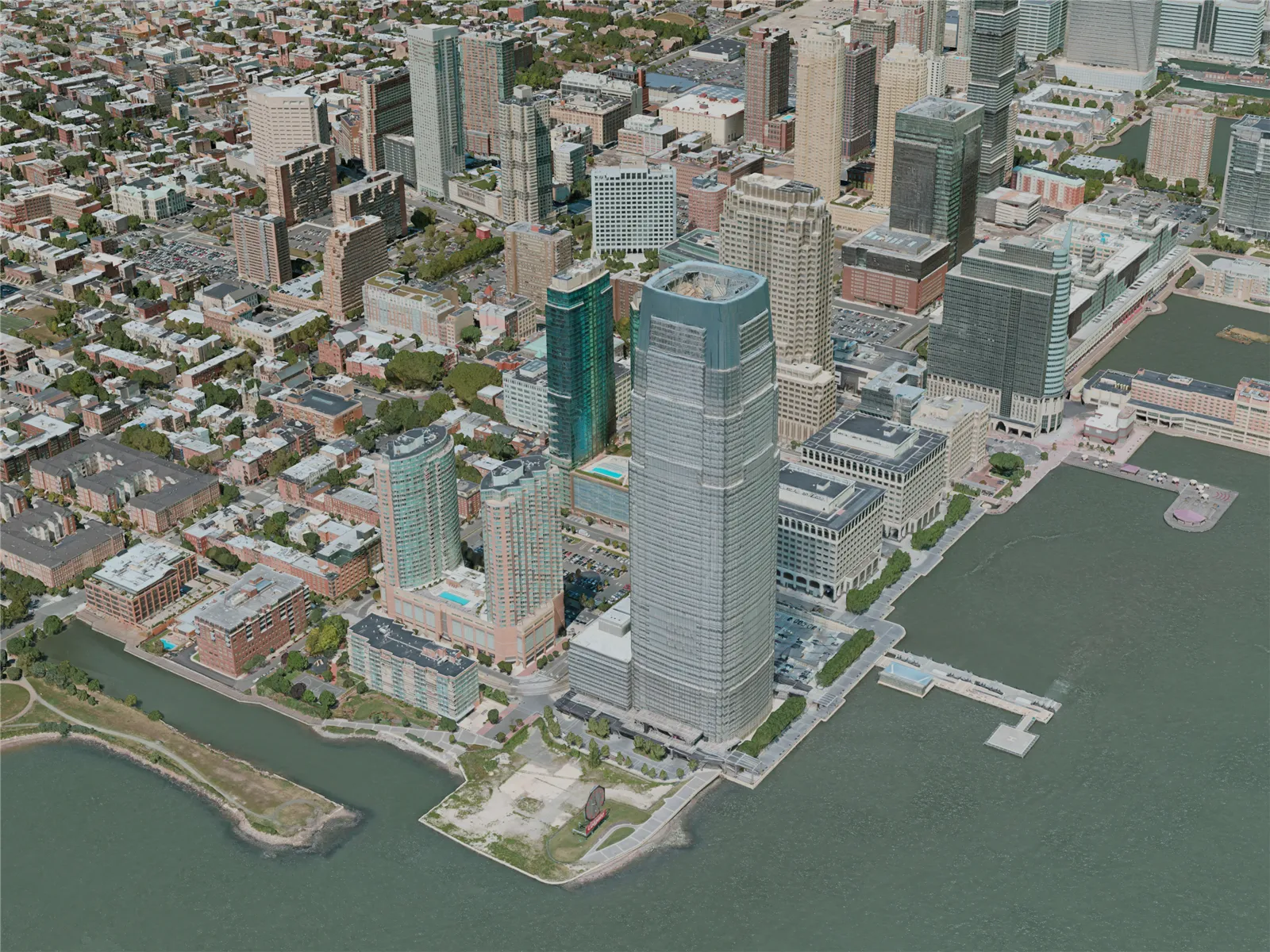 Jersey City, USA (2020) 3D Model main preview