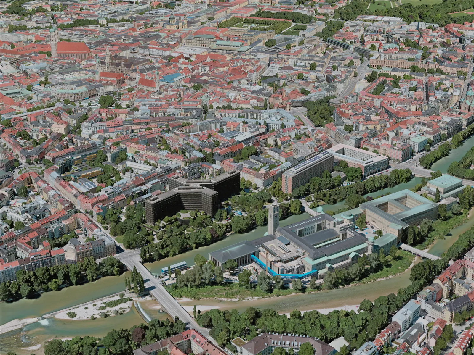 Munich City, Germany (2020) 3D Model main preview