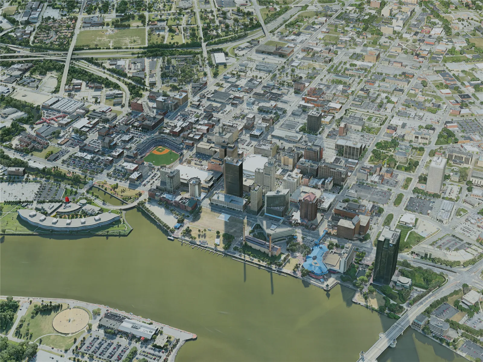 Toledo City, USA (2020) 3D Model main preview