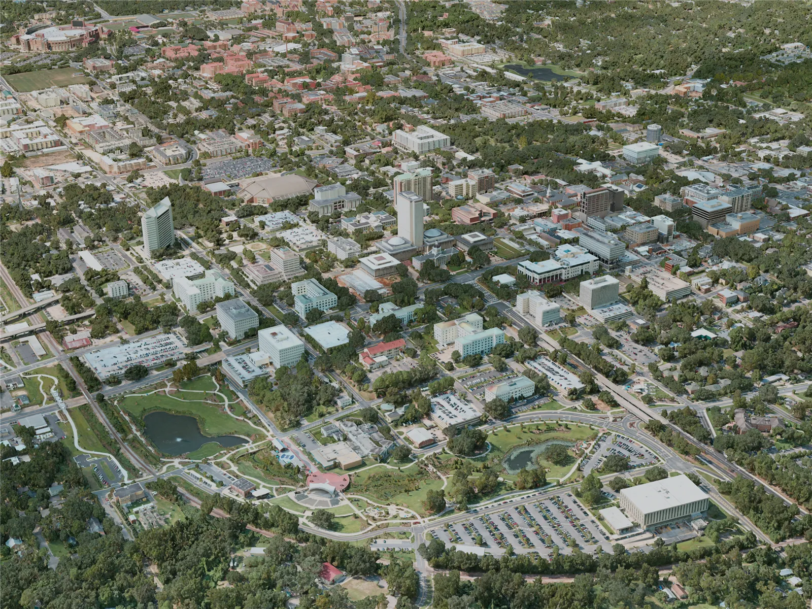 Tallahassee City, USA (2020) 3D Model main preview