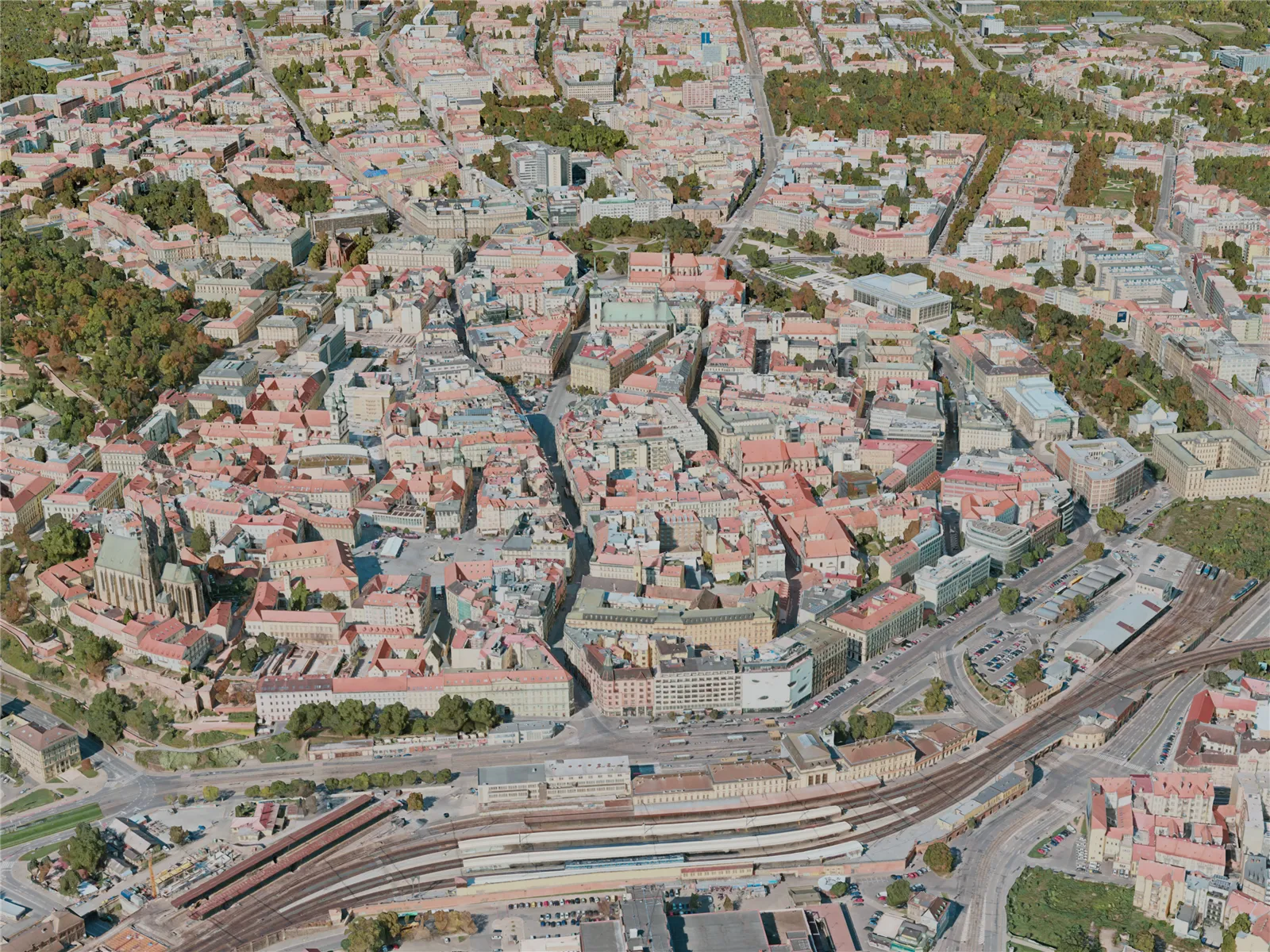 Brno City, Czechia (2020) 3D Model main preview