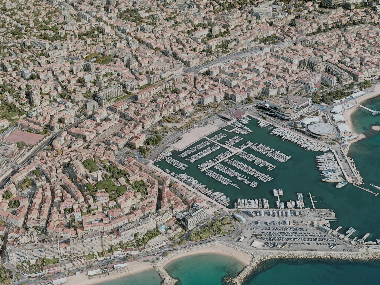 Cannes City, France (2020) 3D Model main preview