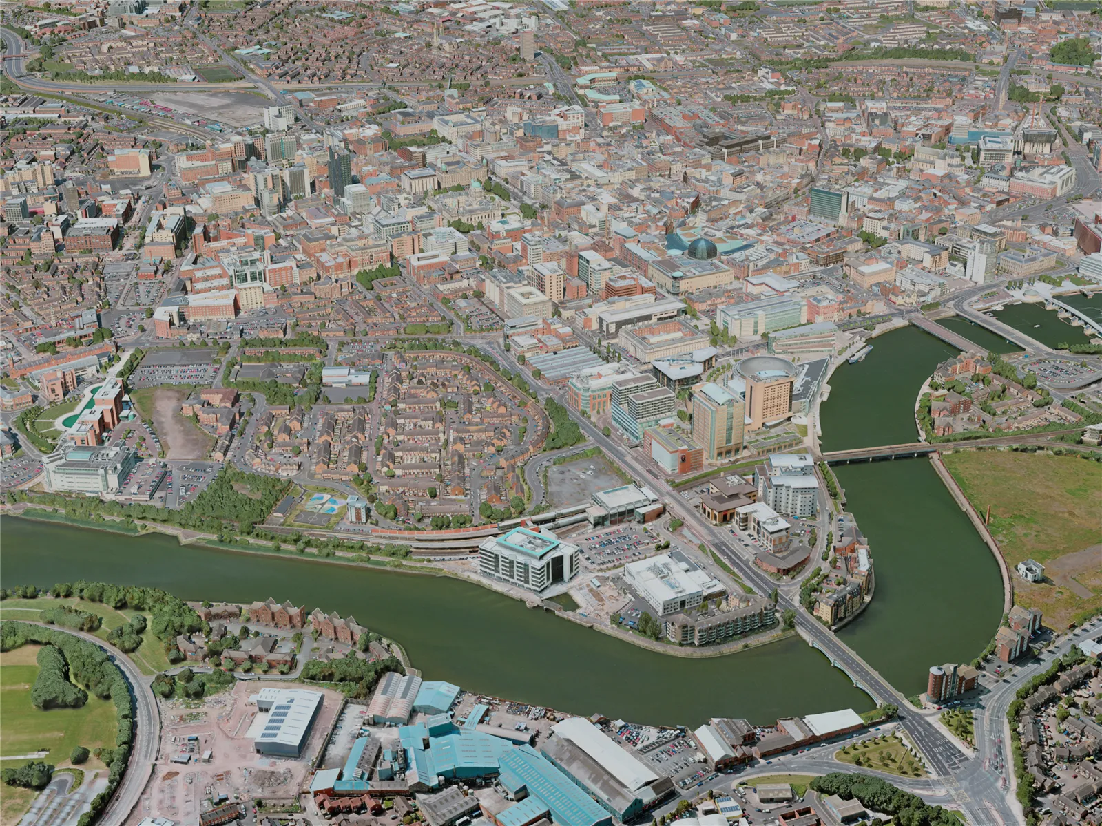 Belfast City, UK (2020) 3D Model main preview