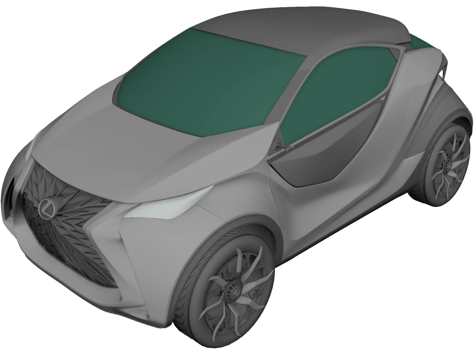 Lexus LF-SA Concept 3D Model main preview