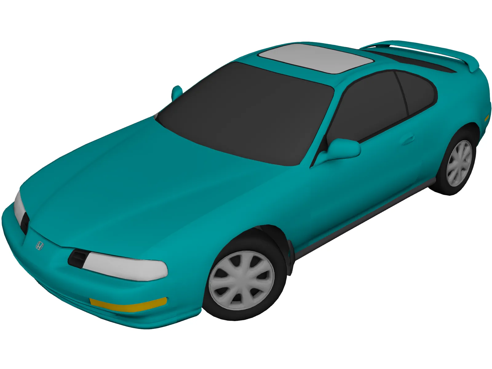 Honda Prelude (1993) 3D Model main preview