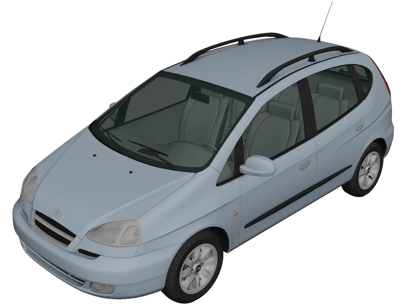 Daewoo Tacuma (2004) 3D Model main preview