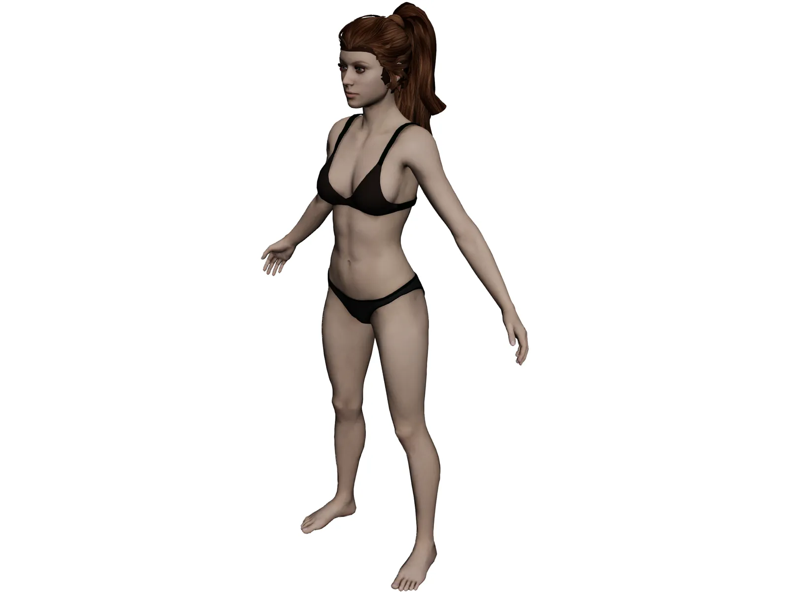 Female 3D Model main preview