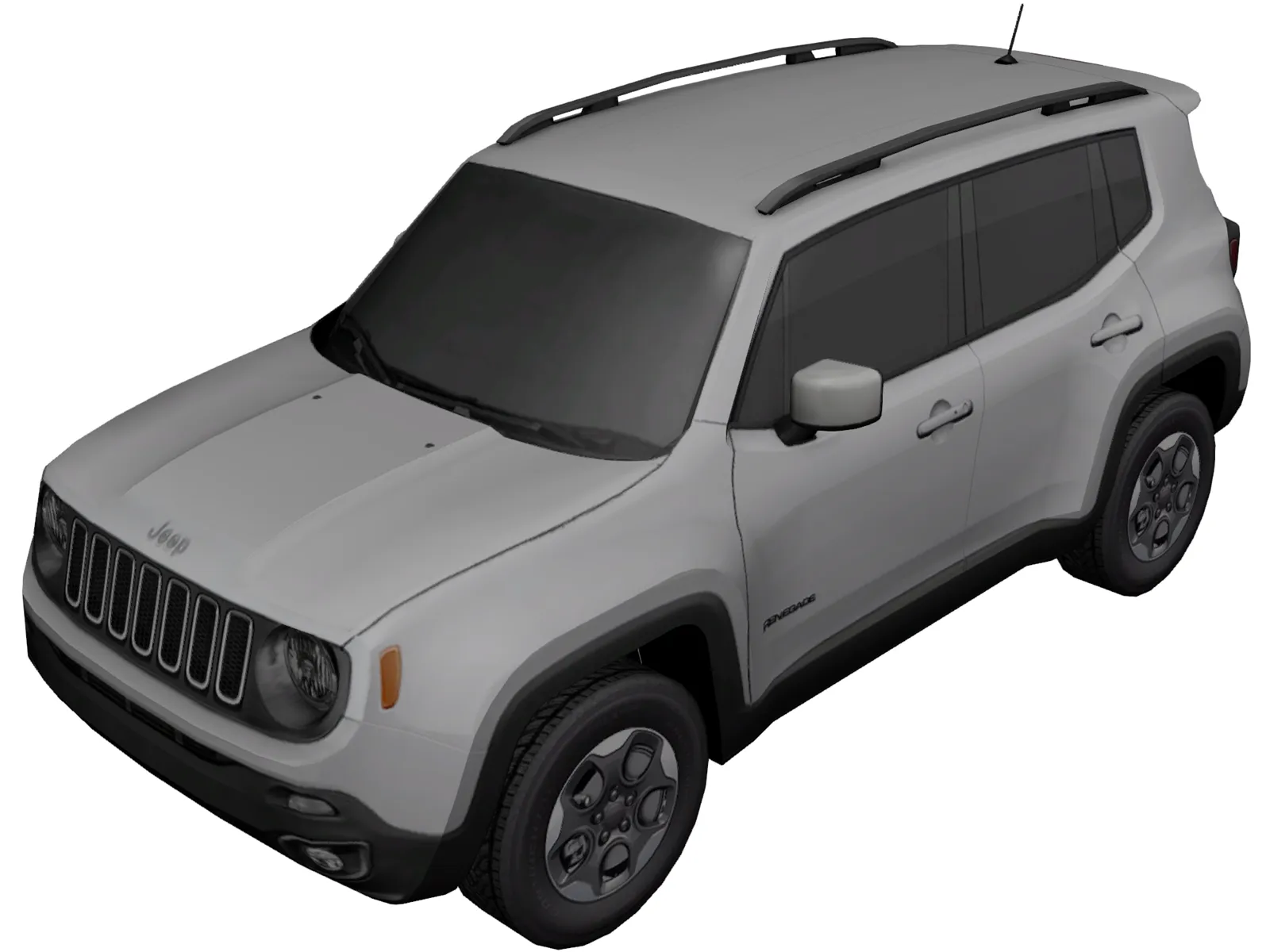 Jeep Renegade (2016) 3D Model main preview