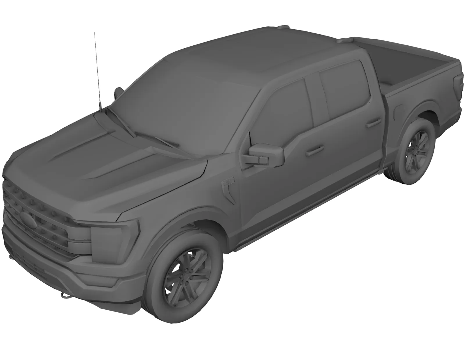 Ford F-150 (2021) 3D Model main preview