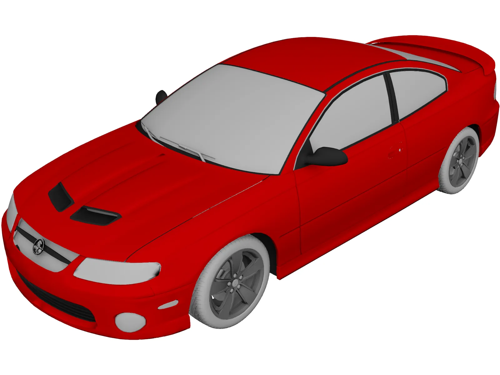 Holden Monaro 3D Model main preview