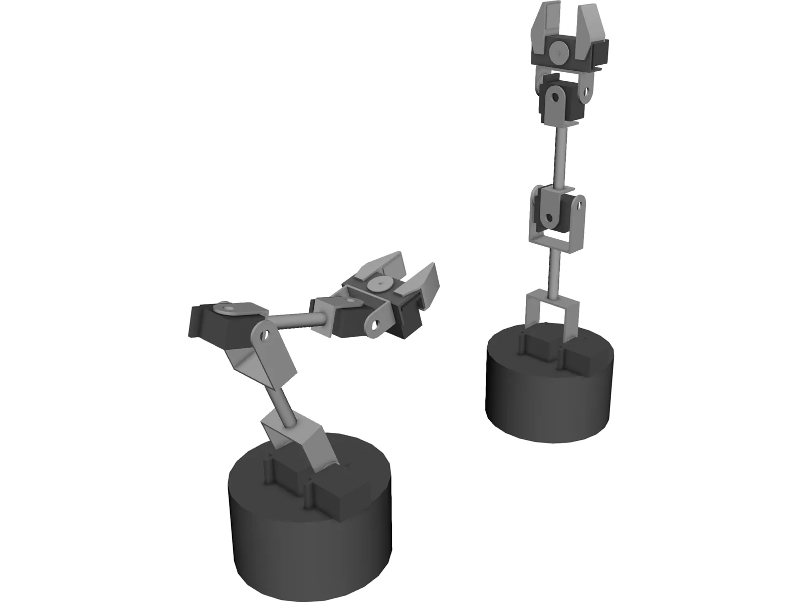 Lynxmotion SES Robot Arm 3D Model main preview