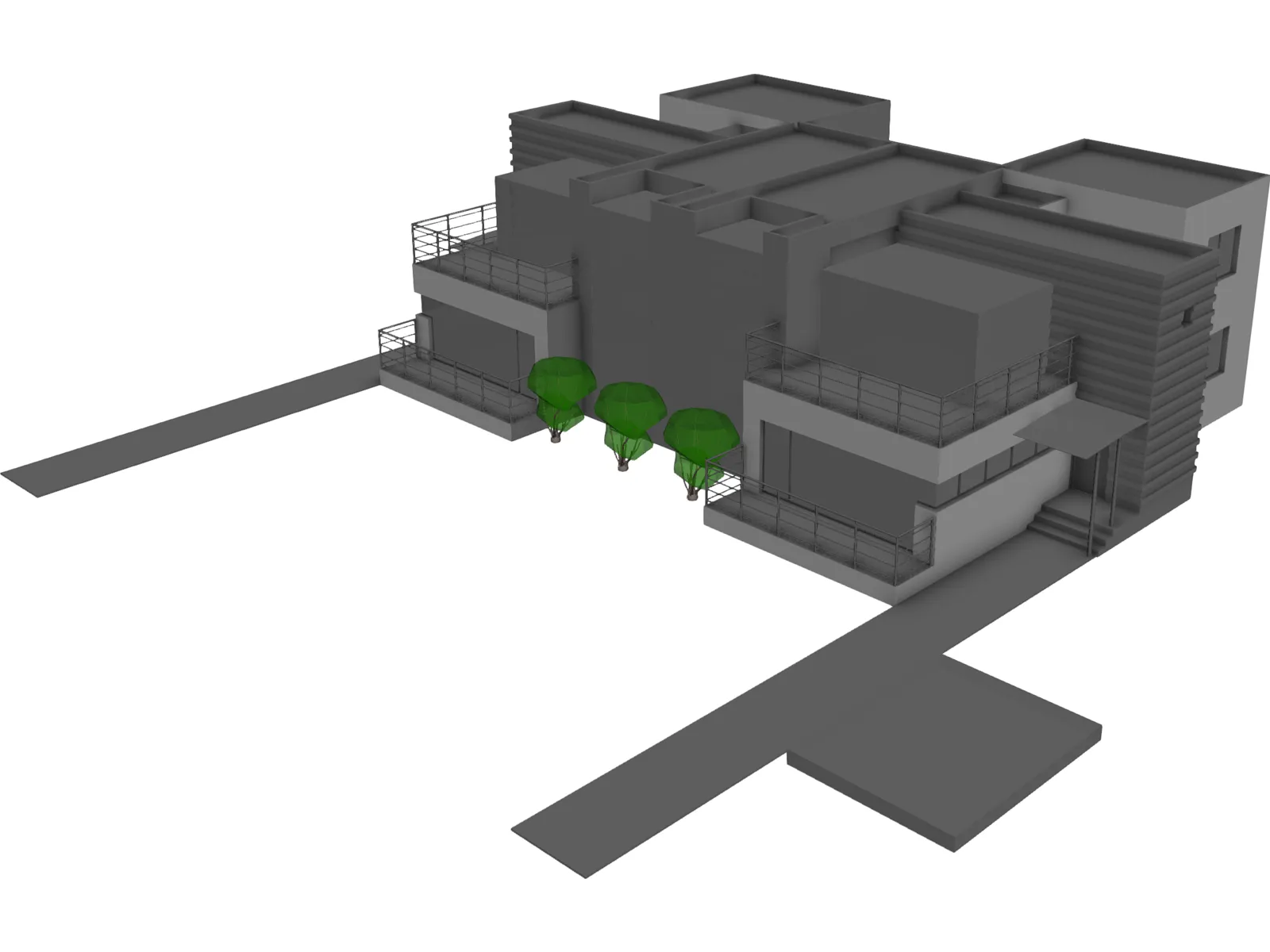 House 3D Model main preview