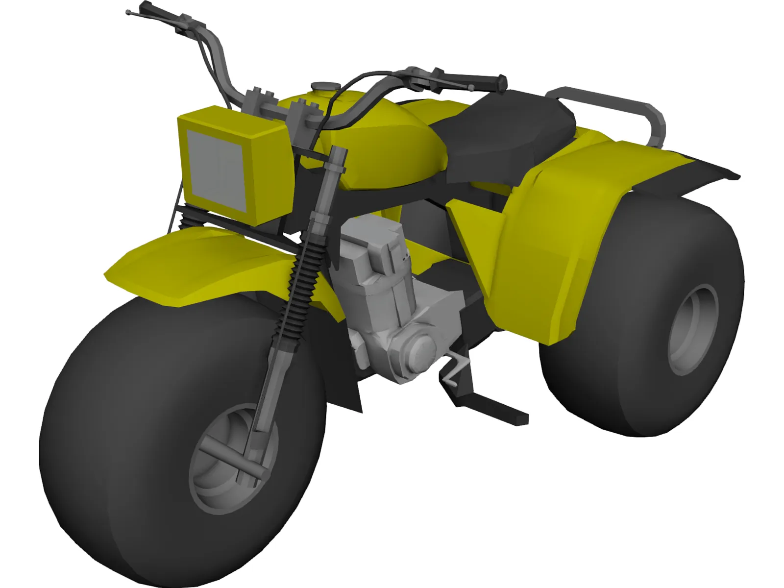 Tricycle 3D Model main preview