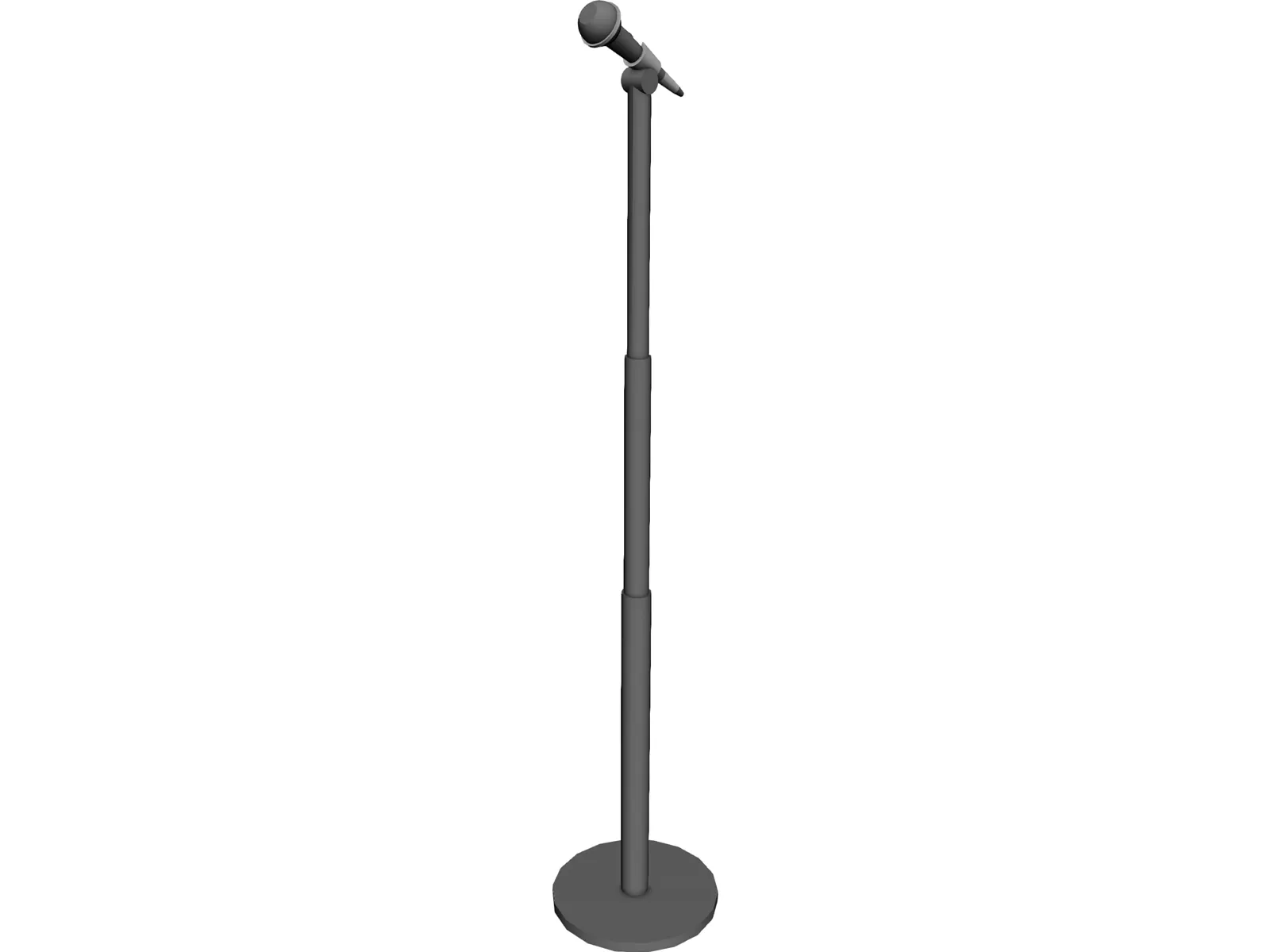 Audio Microphone 3D Model main preview