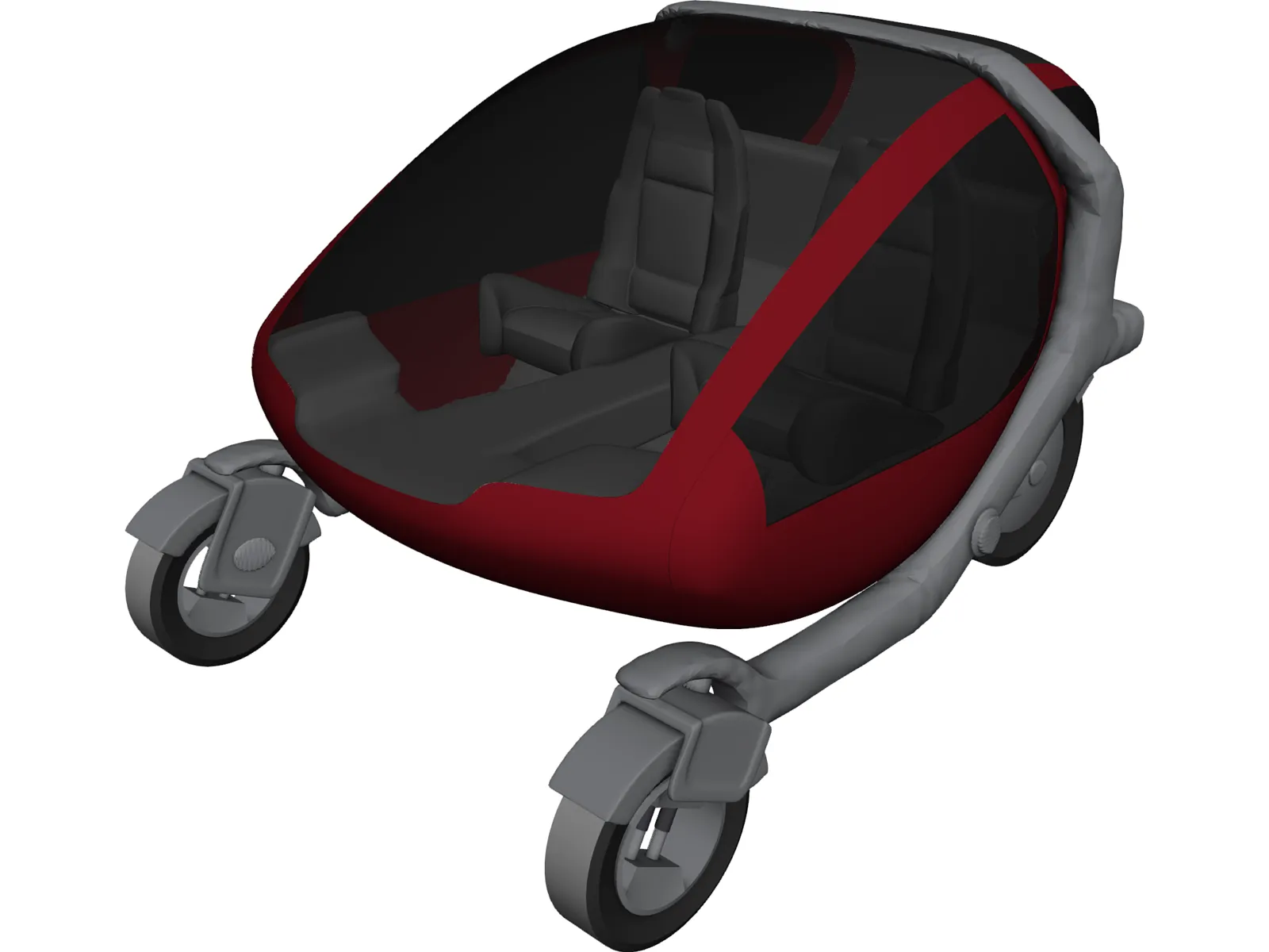 MIT POD Car 3D Model main preview