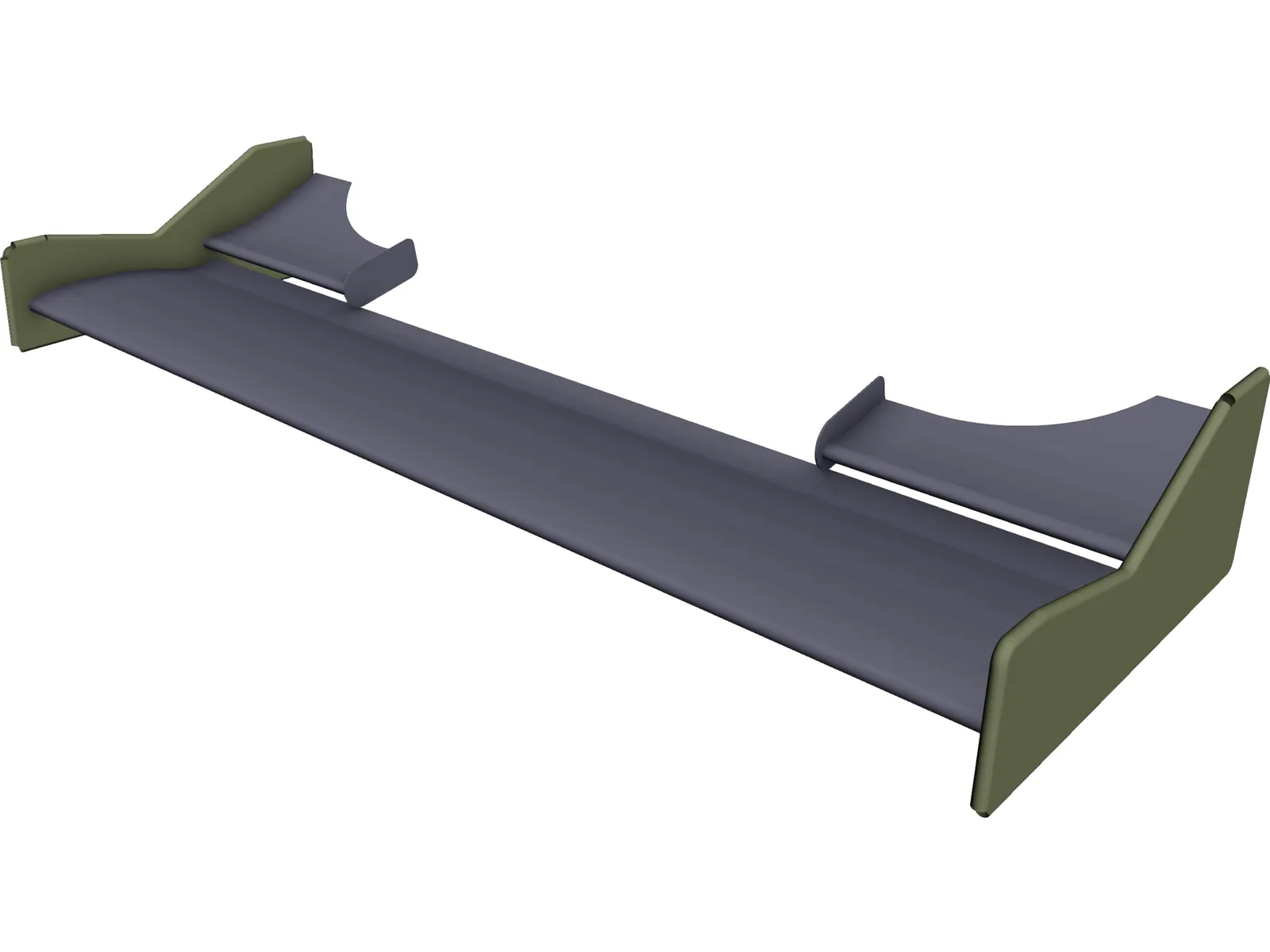 Formula BMW Front Wing Assembly 3D Model main preview