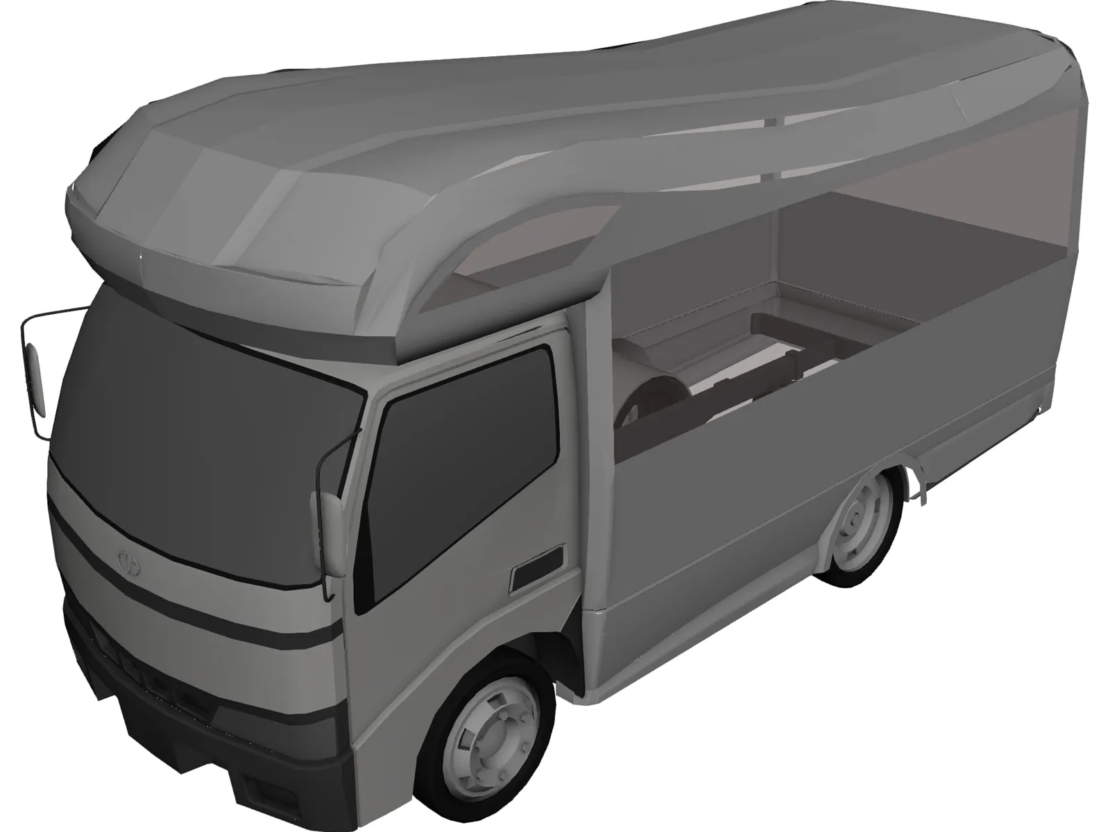Camper Van 3D Model main preview