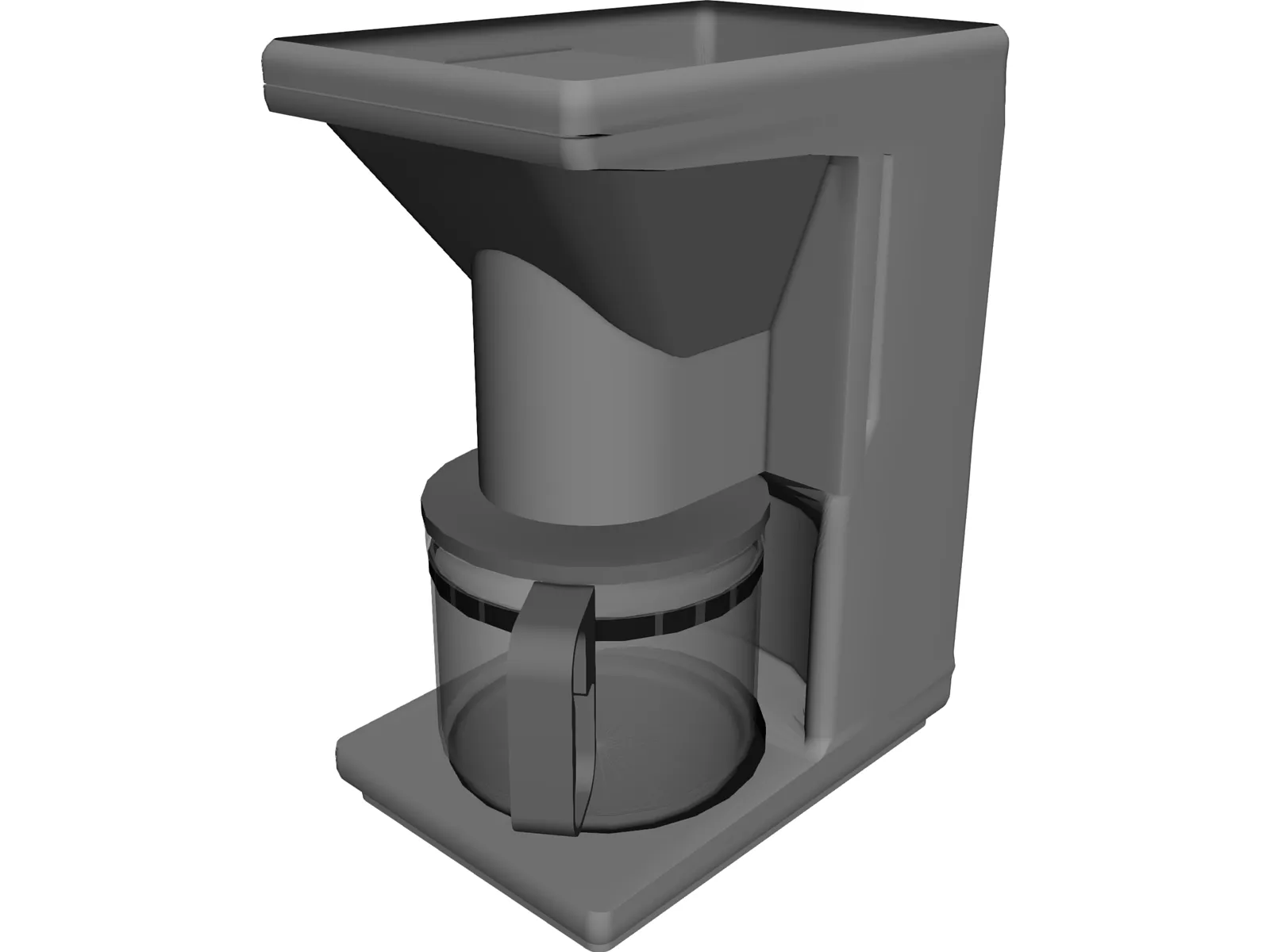 Coffee Maker 3D Model main preview