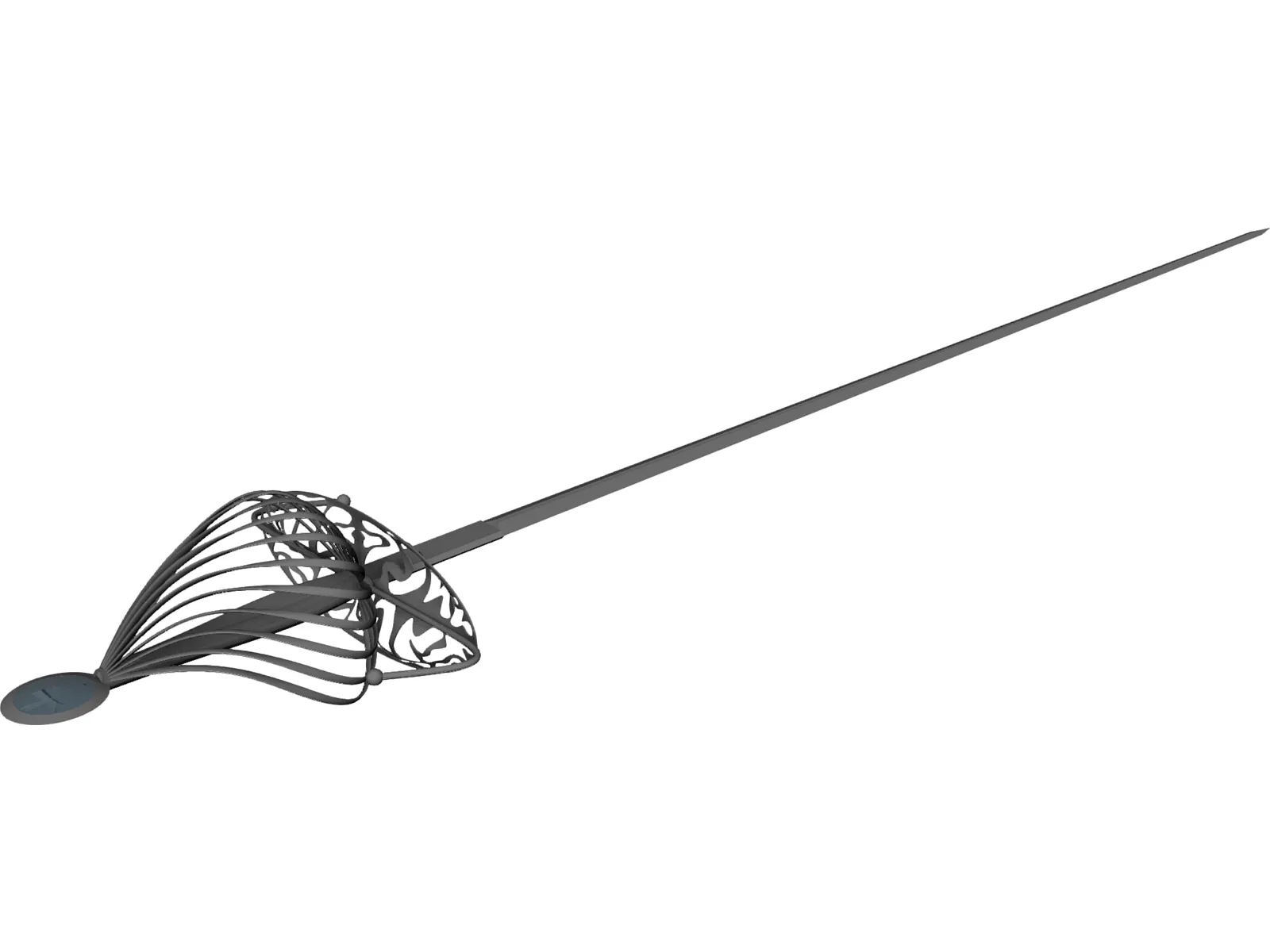 Ancient Sword 3D Model main preview