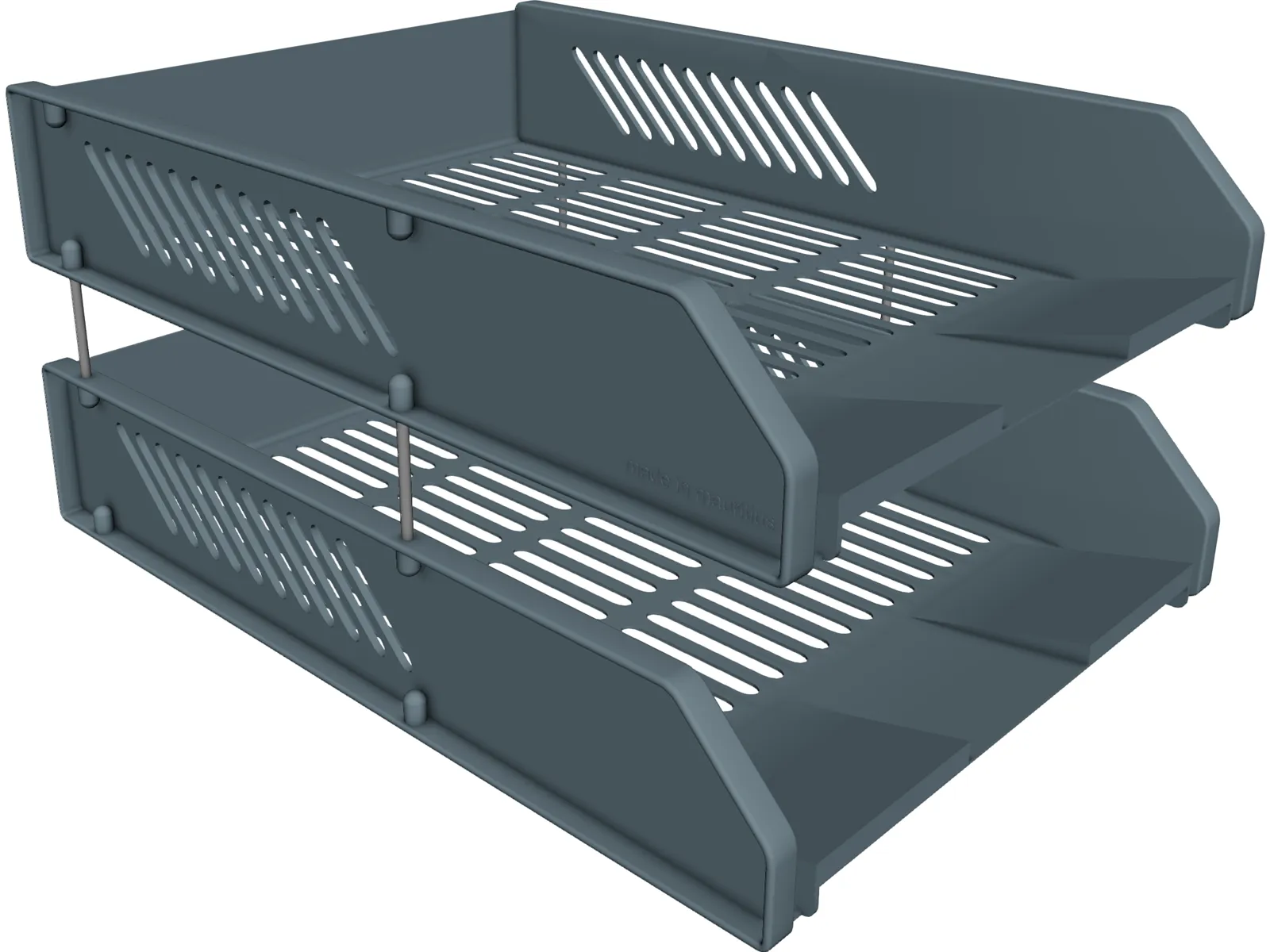Paper Tray 3D Model main preview