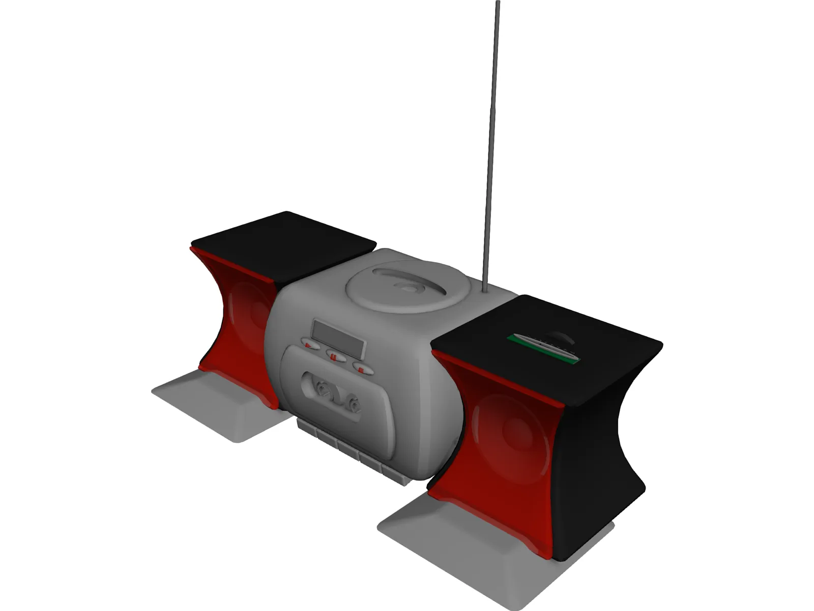 Radio 3D Model main preview