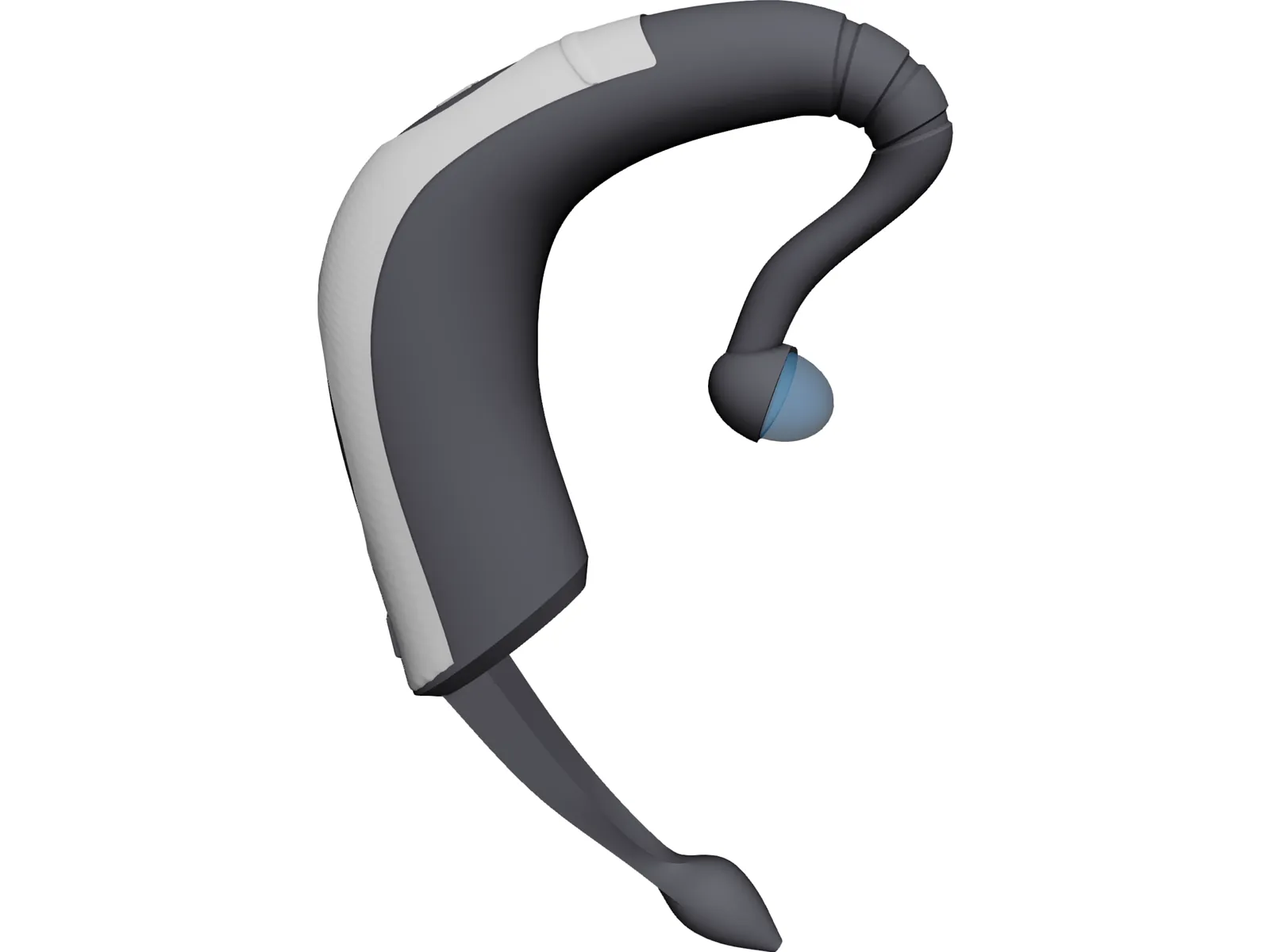 Bluetooth Earpiece 3D Model main preview