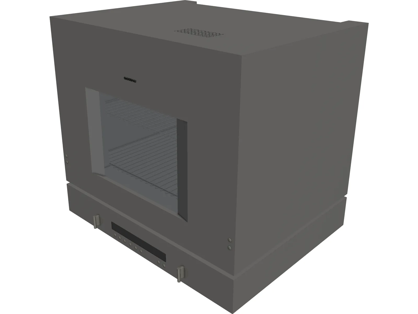 Gaggenau BL 253-110 Lift Oven 3D Model main preview