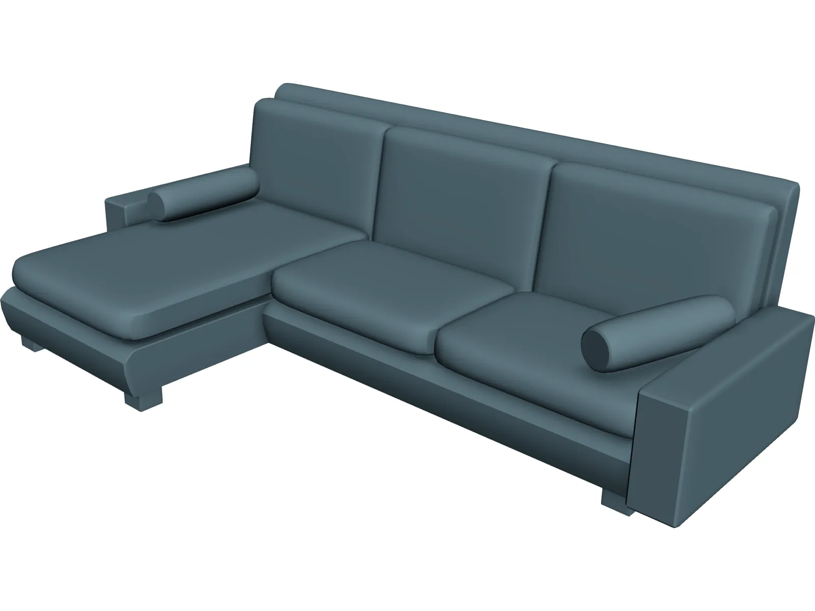 Corner Sofa 3D Model main preview