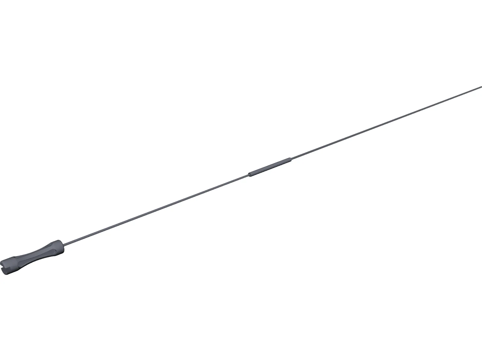 Sugical Needle 3D Model main preview