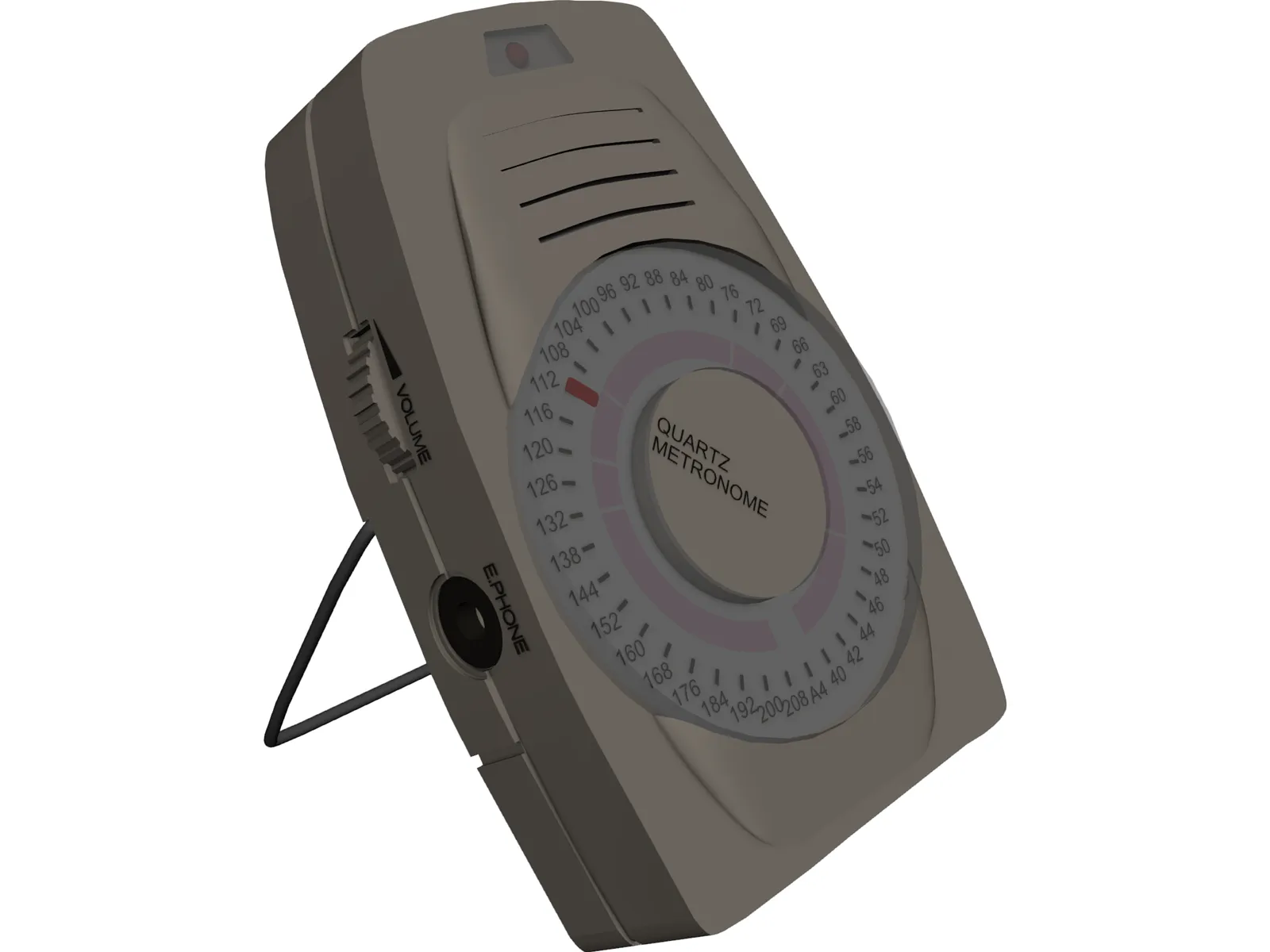 Seiko Metronome SQ-66 3D Model main preview