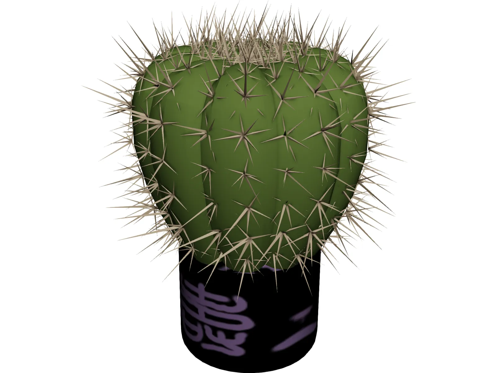 Cactus 3D Model main preview
