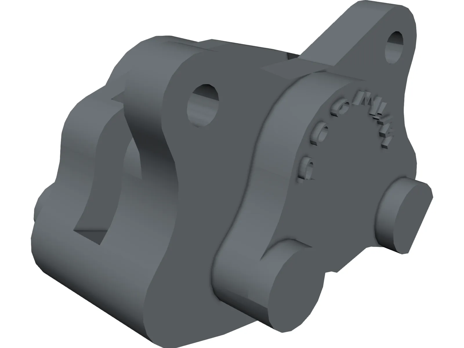Brake Caliper Wilwood 3D Model main preview