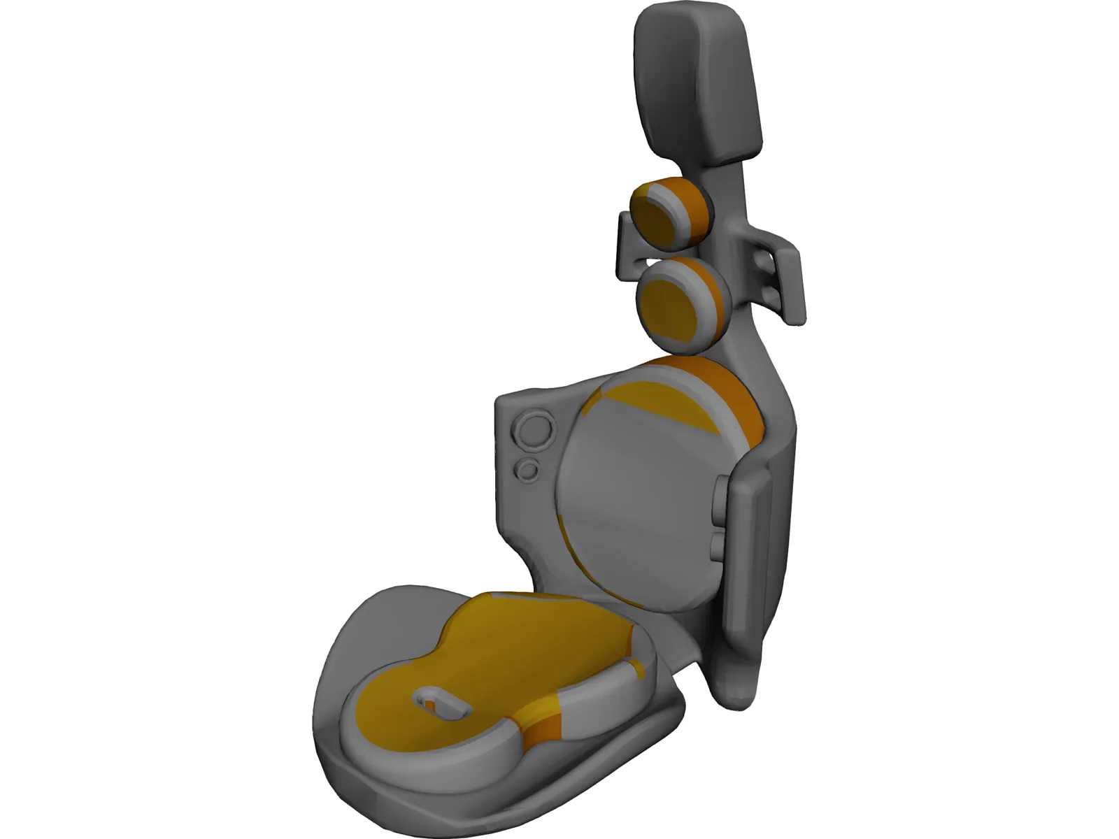 Concept Chair 3D Model main preview