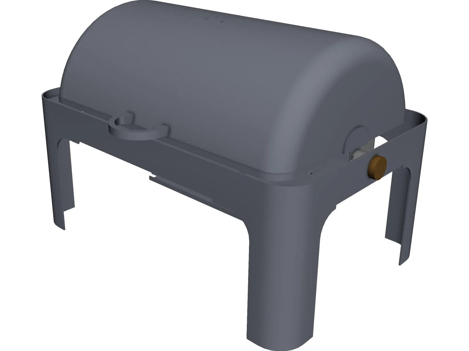 Chaffing Dish 3D Model main preview