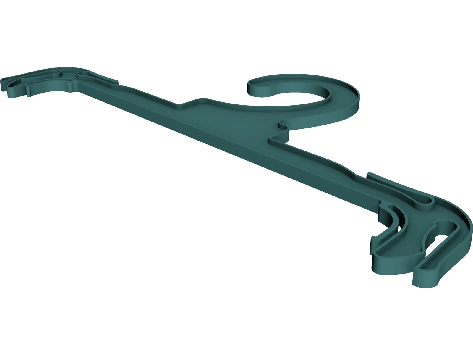 Underwear Hanger 3D Model main preview