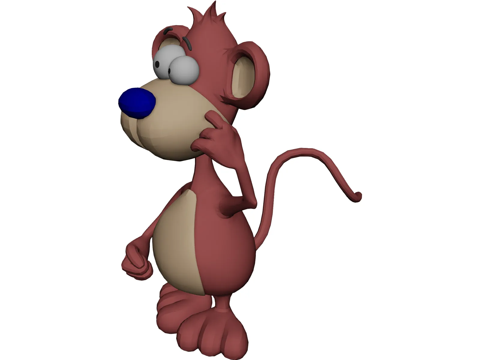Monkey 3D Model main preview