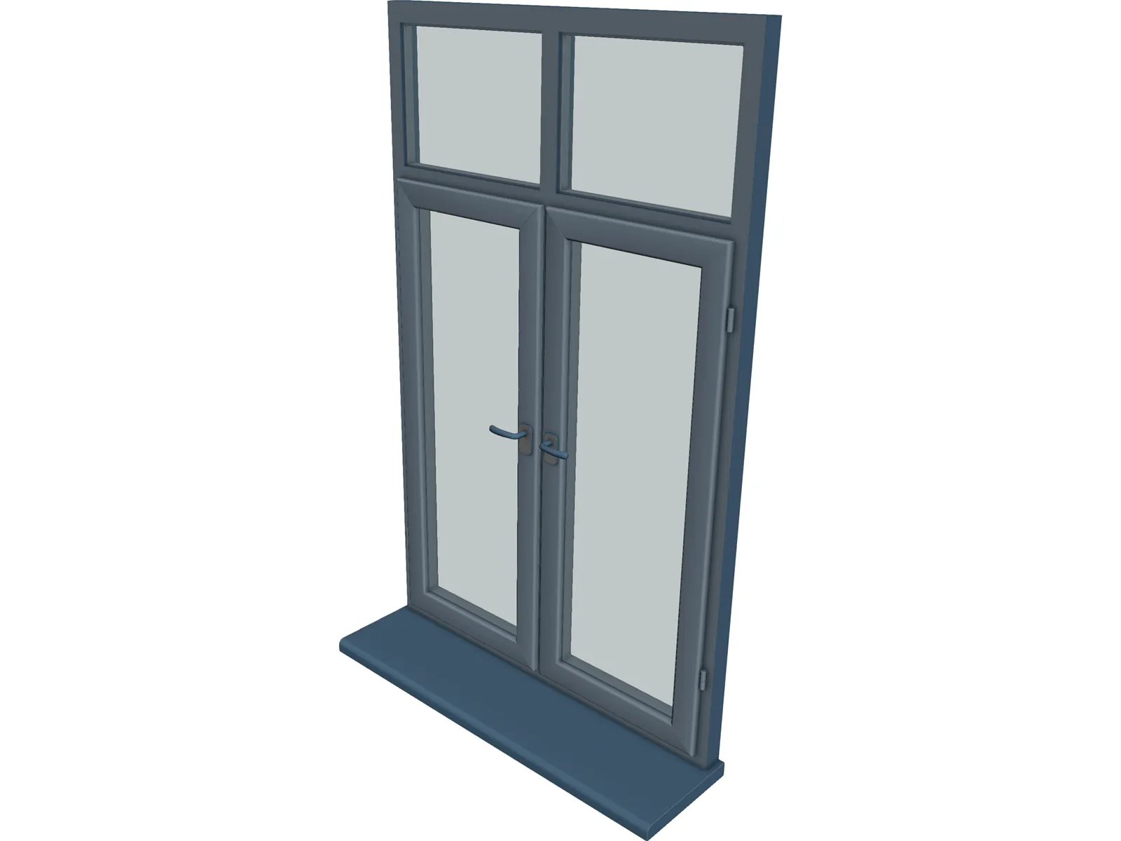 PVC Window 3D Model main preview