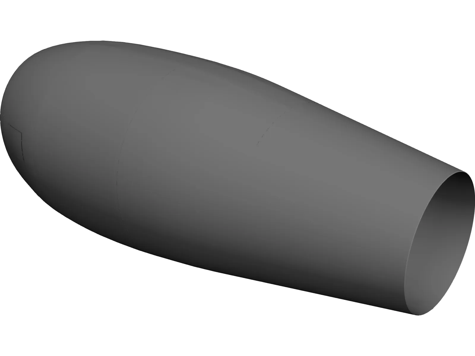 Pratt&Whitney 6124 Jet Engine 3D Model main preview